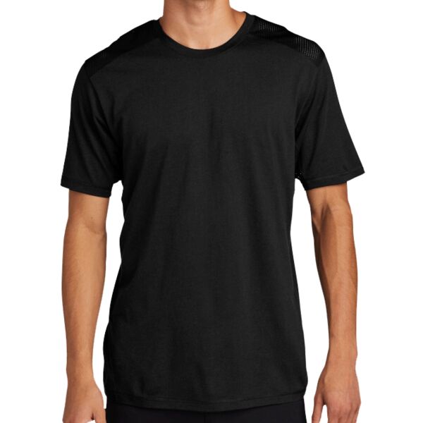 PosiCharge ® Tri Blend Wicking Draft Tee Thumbnail